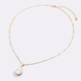 Birthstone Drop Pendant Necklace