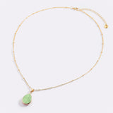 Birthstone Drop Pendant Necklace