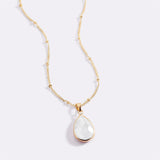 Birthstone Drop Pendant Necklace
