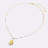 Birthstone Drop Pendant Necklace