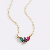Elegant Family Birthstone Necklace