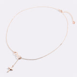Infinity Cross Pendant Necklace