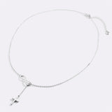 Infinity Cross Pendant Necklace