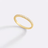 Micro Pavé Eternity Stacking Ring