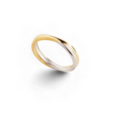 Mixed Metal Crossover Ring