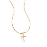 Pave Cross Necklace