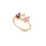 Birthstone Marquis-Cut Ring