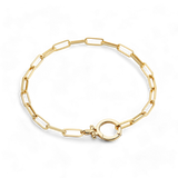 Mint Paperclip Bracelet