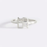 Monogram Name Ring