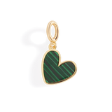 Natural Stone Heart Charm
