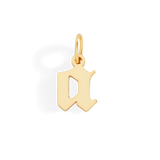 Old English Letter Charm