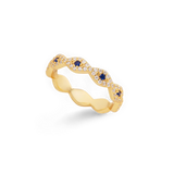 Pave Evil Eye Ring