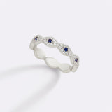 Pave Evil Eye Ring