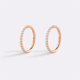 Eternity Crystal Cartilage Hoop Earrings | 16g