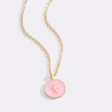 Minimalist Enamel Cross Pendant