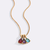 Personalized Multi-Birthstone Necklace