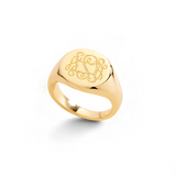 Monogram Signet Ring