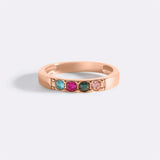 Stackable Birthstones Band Ring