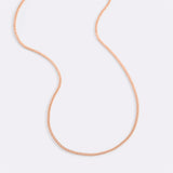 Italian Milano Sterling Silver Adjustable Chain Necklace