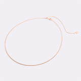 Italian Milano Sterling Silver Adjustable Chain Necklace
