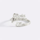 Triple Name Ring