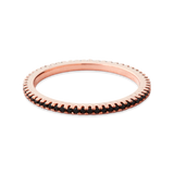 Black Diamond Eternity Stacking Ring