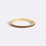 Black Diamond Eternity Stacking Ring