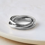 Dainty Interlocking Fidget Ring