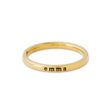 Tiny Stackable Name Ring