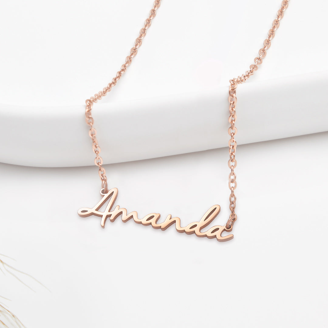 Fairy Name Necklace – Close Fit