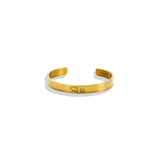Mama Bear & Her Baby Bears Engraved Cuff Bracelet