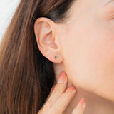 Marquis Gemstone Sleeper Stud Earrings