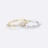Marquise and Round Diamond Ring