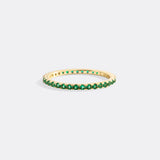 May Birthstone Eternity Stacking Ring