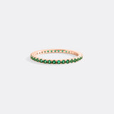 May Birthstone Eternity Stacking Ring