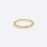Micro Pavé Eternity Stacking Ring