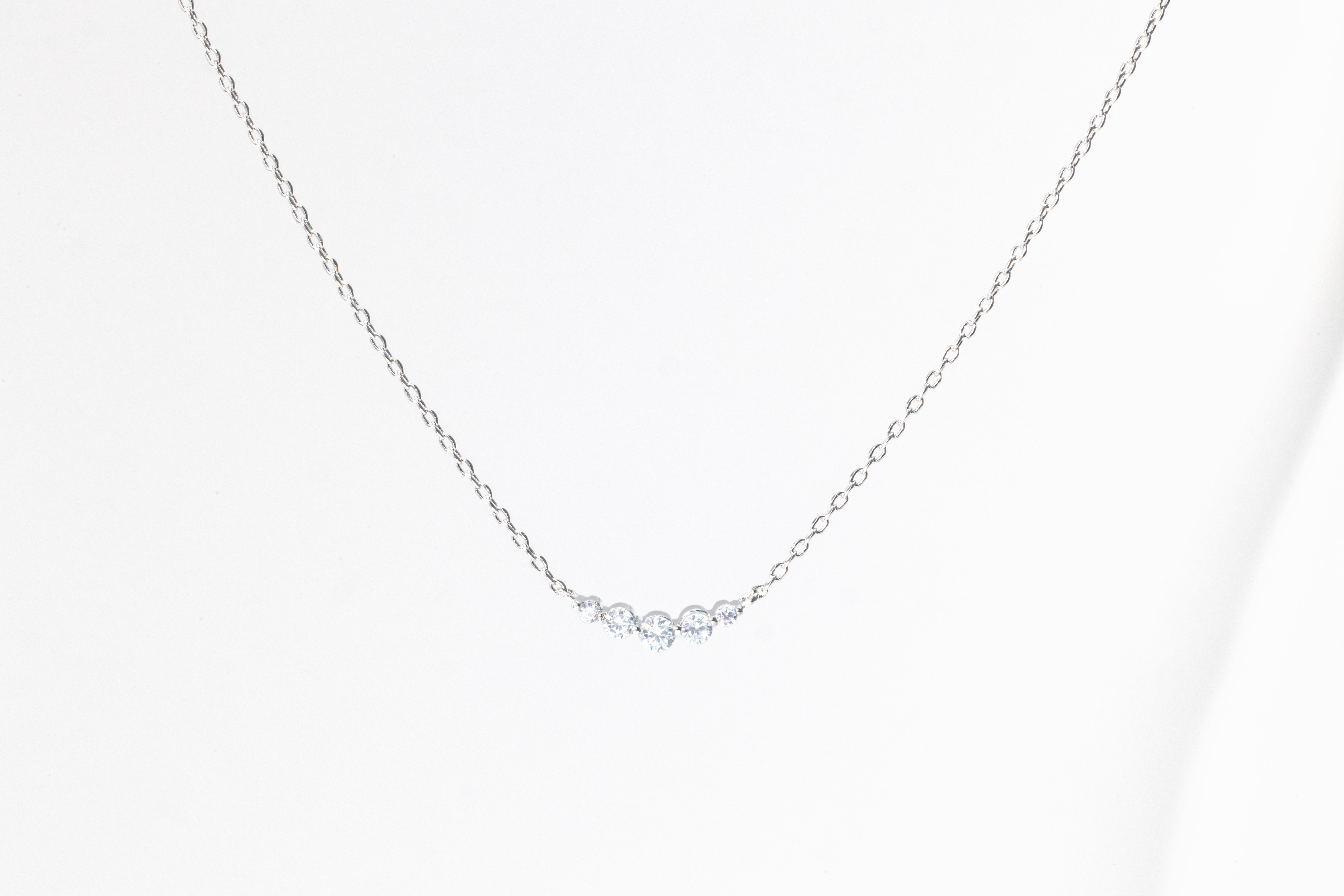 Mini Arc Diamond Necklace