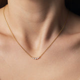 Mini Arc Diamond Necklace