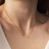 Mini Arc Diamond Necklace
