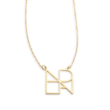 Minimalist Monogram Name Necklace