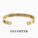 Remember Who You Are and Straighten Your Crown Cuff Bracelet