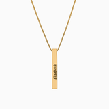 Muse Pillar Bar Necklace