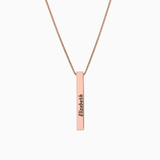 Muse Pillar Bar Necklace