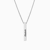 Muse Pillar Bar Necklace