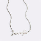 Fairy Name Necklace with Box Chain