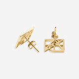 Monogram Name Earrings