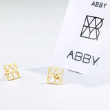 Monogram Name Earrings