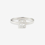 Monogram Name Ring