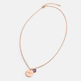 Monogram Script Birthstone Name Necklace
