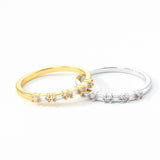 Multi Gem Baguette Stacking Ring